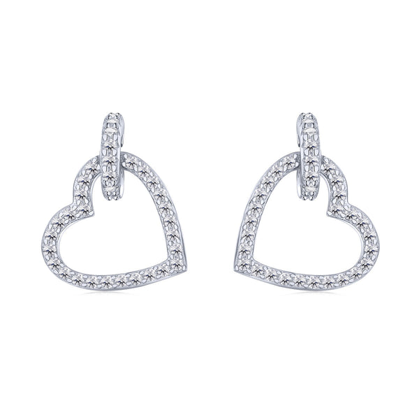 ˇStreet JewelryˇDainty Heart Shape Earrings
