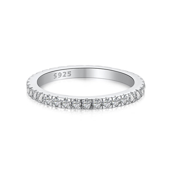 ˇStreet JewelryˇDelicate Sparkling Round Cut Daily Ring