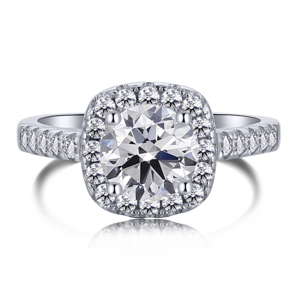 ˇStreet JewelryˇDazzling Resplendent Round Cut Wedding Ring