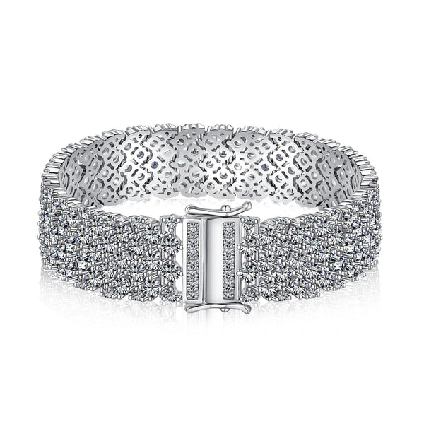 ˇStreet JewelryˇOrnate Elegant Round Cut Party Bracelet