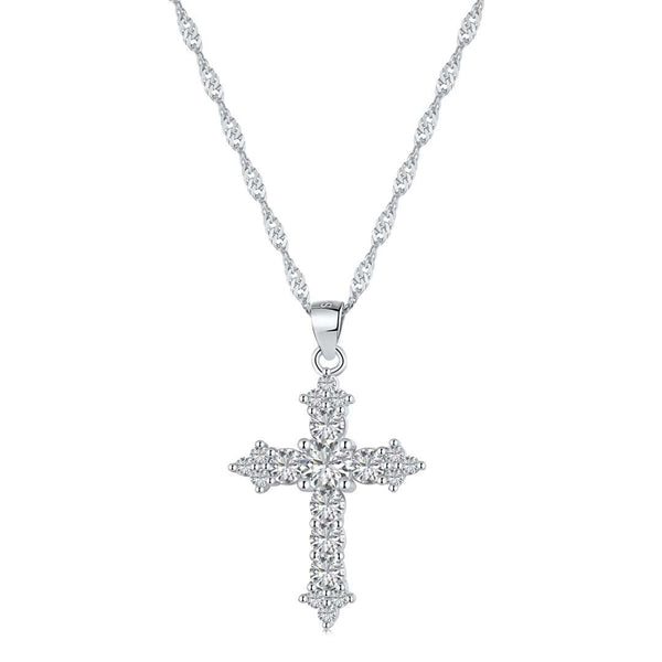 ˇStreet JewelryˇDelicate Cross Shape Necklace