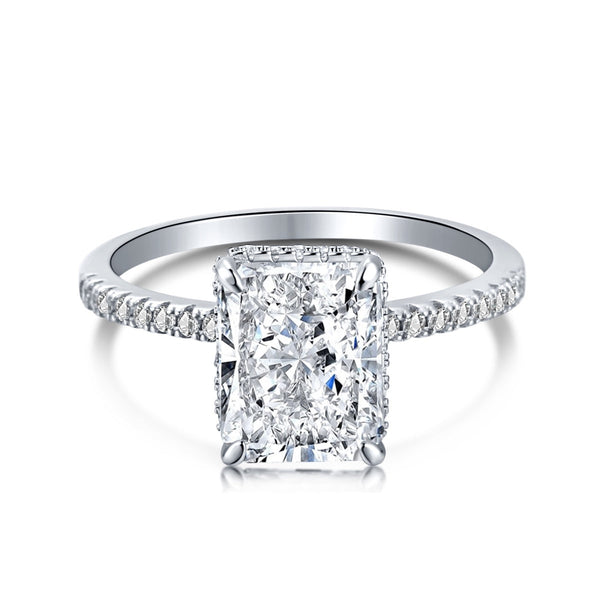 ˇStreet Jewelryˇ4.0 Carat Luxurious Engagement Ring
