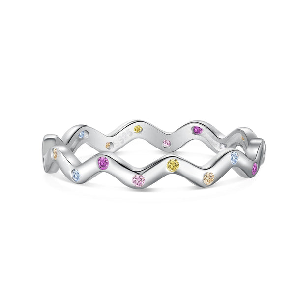 ˇStreet JewelryˇOrnate Vibrant Round Cut Daily Ring
