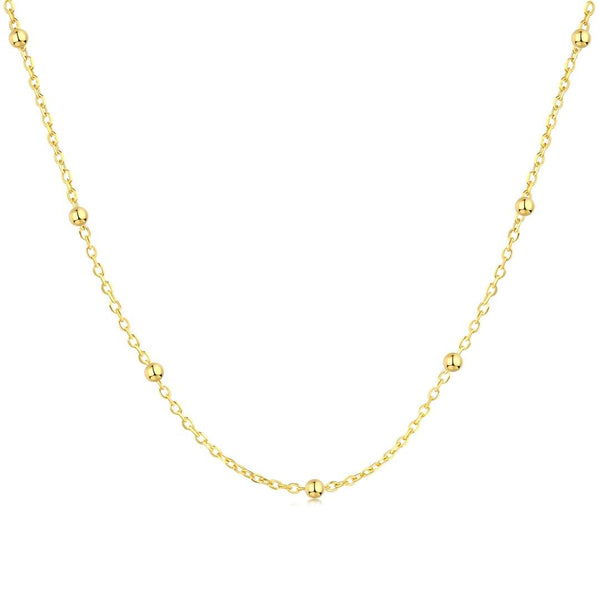 ˇStreet JewelryˇSmall Bead Clavicle Chain Simple Necklace