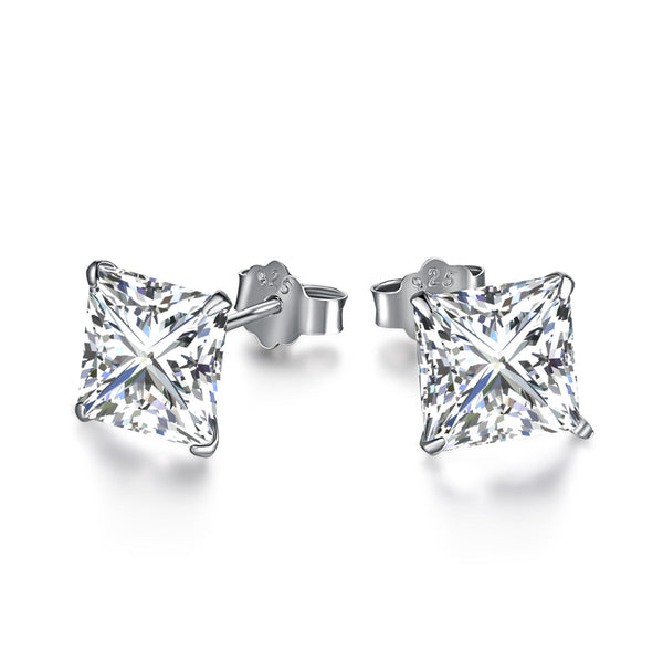 ˇStreet JewelryˇOrnate Square Shape Earrings