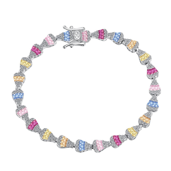 ˇStreet JewelryˇRadiant Water Drop Shape Daily Bracelet