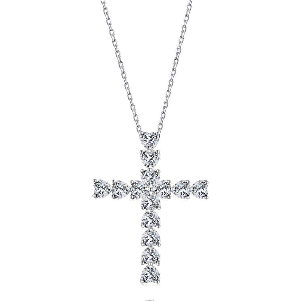 ˇStreet JewelryˇRadiant Cross Shape Necklace