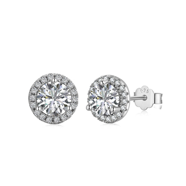 ˇStreet JewelryˇClassic Princess Round Shape Earrings