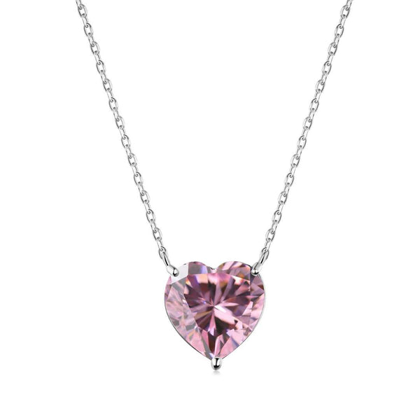 ˇStreet Jewelryˇ6.0 carat Radiant Heart Shape Necklace