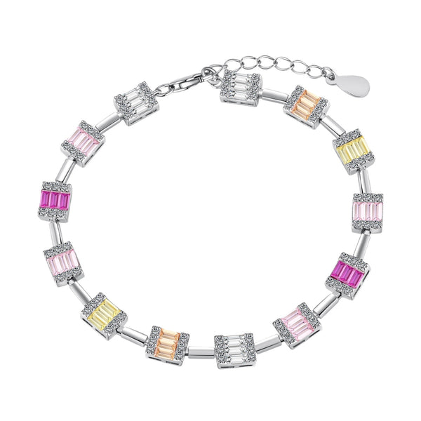 ˇStreet JewelryˇDainty Charming Emerald Cut Daily Bracelet