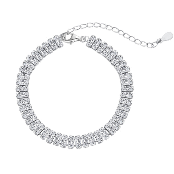 ˇStreet JewelryˇExquisite Emerald Cut Daily Bracelet