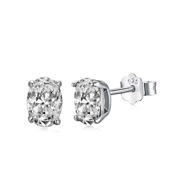 ˇStreet JewelryˇOval Classic Dignified Elegant Earrings