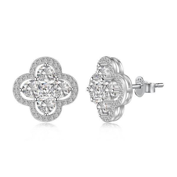 ˇStreet JewelryˇLucky Four-Leaf Clover Exquisite Earrings