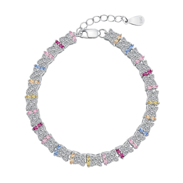 ˇStreet JewelryˇUnique Colorful Flower Shape Daily Bracelet