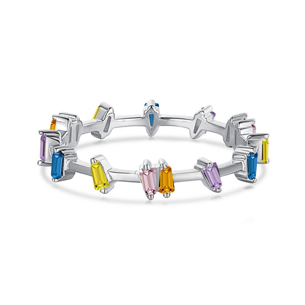 ˇStreet JewelryˇUnique Trapezoid Cut Daily Ring