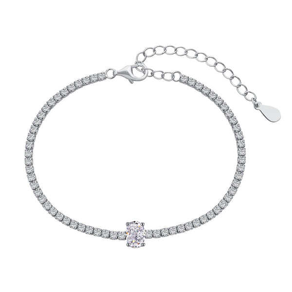 ˇStreet Jewelryˇ0.75 Carat Exquisite Oval Cut Daily Bracelet