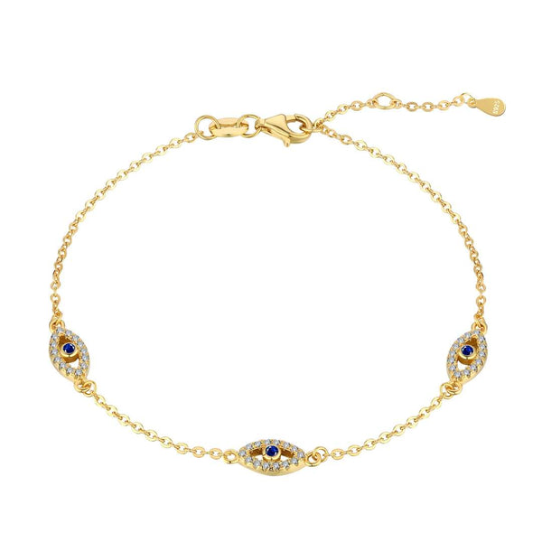 ˇStreet JewelryˇEvil Eye Shape Pendent Necklace