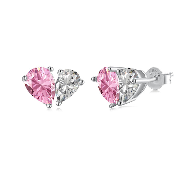 ˇStreet JewelryˇDazzling Elegant Heart Cut Lover Earrings