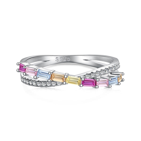 ˇStreet JewelryˇEnergetic Elegant Radiant Cut Party Ring