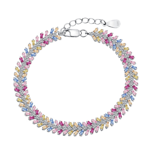 ˇStreet JewelryˇDainty Radiant Emerald Cut Daily Bracelet