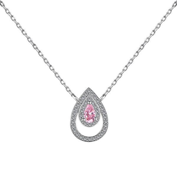 ˇStreet JewelryˇSparkling Pear Cut Necklace