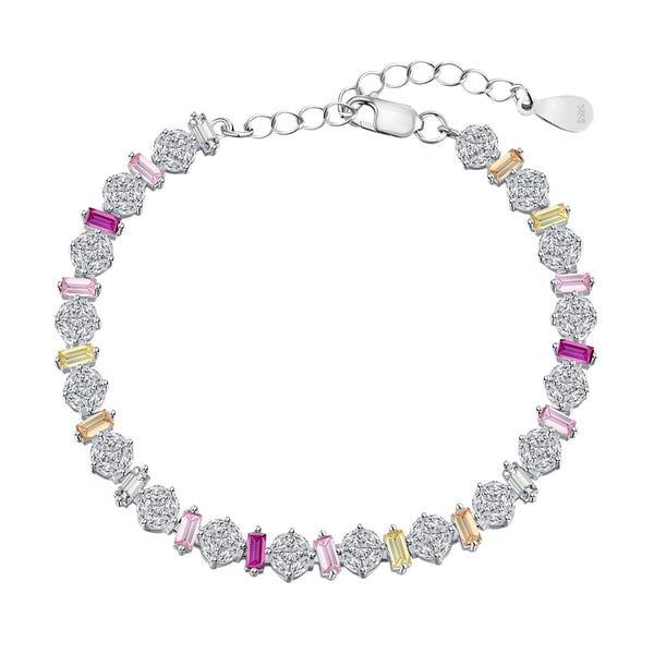 ˇStreet JewelryˇRadiant Colorful Round Shape Daily Bracelet