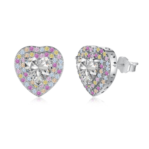 ˇStreet JewelryˇDazzling Heart Shape Lover Earrings