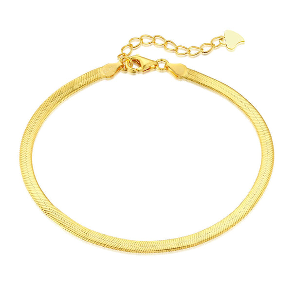 ˇStreet JewelryˇFlat Snake Bone Chain Blade Necklace