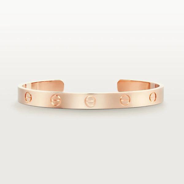ˇTrend JewelryˇLIEBE ARMBAND 6,1MM OFFENE MANSCHETTE 