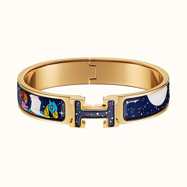 ˇStreet JewelryˇH STAR AND MOON BRACELET 12MM
