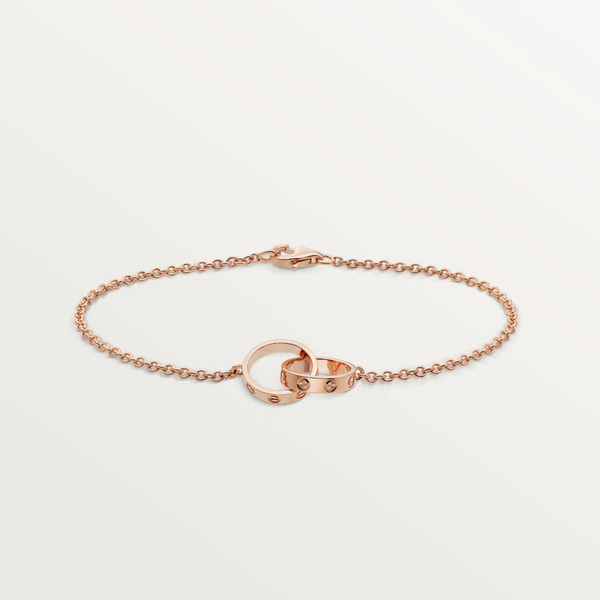ˇTrendschmuckˇLIEBE ARMBAND DOPPELRING