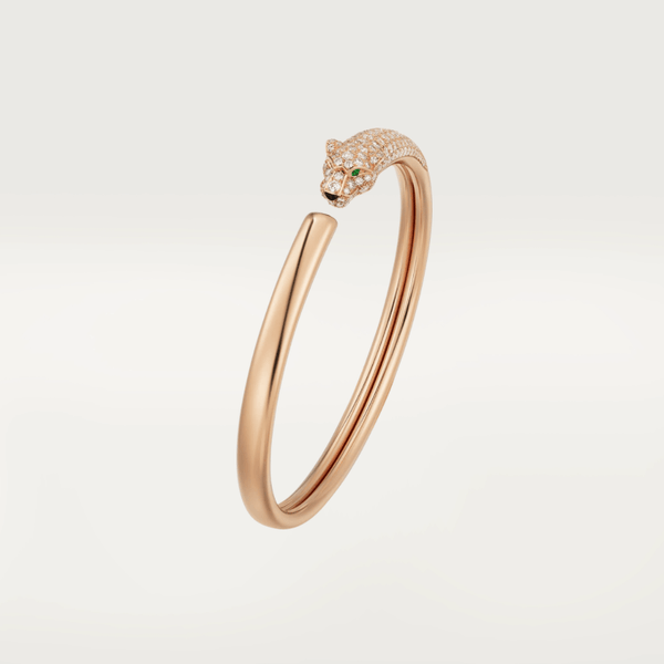 ˇTrend JewelryˇPANTHERE ROSÉGOLD DIAMANT OFFENES ARMBAND