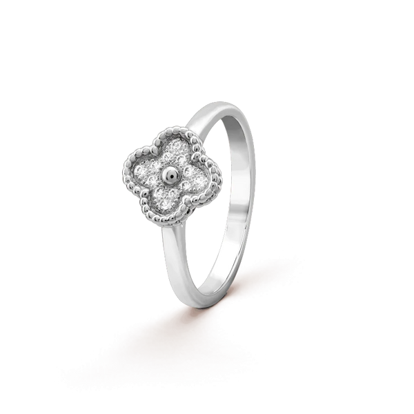ˇStreet JewelryˇCLOVER DIAMOND RING