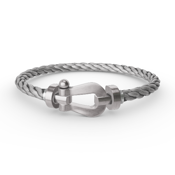 ˇTrend JewelryˇFORCE GROSSES HUFEISENARMBAND OHNE DIAMANT SILBER