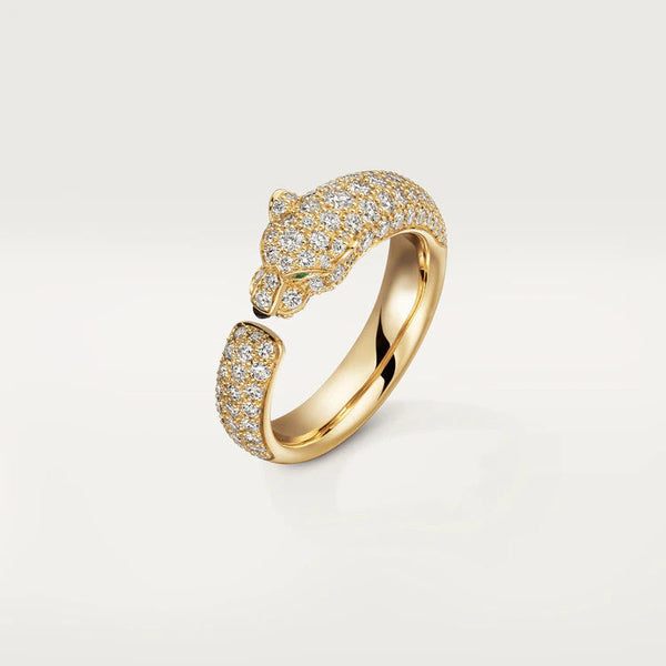 ˇTrend JewelryˇPANTHERE ROSÉGOLD-DIAMANTRING